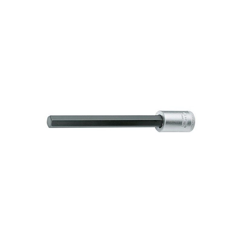 Gedore IN30L 1394355 Hexagon Long Bit Socket, 3/8, 0.2 inches