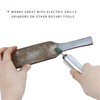 HEYMOUS Rubber Polishing Bits Polishing Drill Bit Green Buffer Abrasive