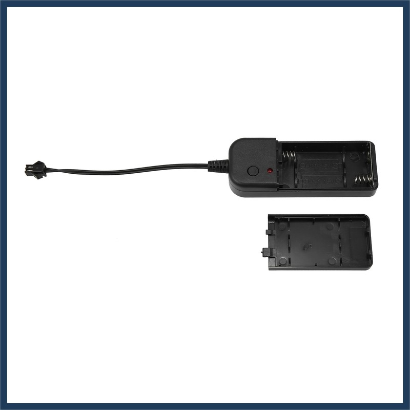 VekAuto 1 Meter/3ft Neon Glowing EL Wire Strip Blue Light