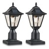 TPSHPTS Solar Post Lights, Outdoor Solar Lamp Post Light with