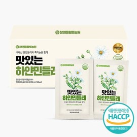 Cham & Deul Hwangto Nongwon 맛있는 하얀민들레 진액 90ml 30포 1박스 Delicious White Dandelion Extract 90ml 30 Sachets 1 Box