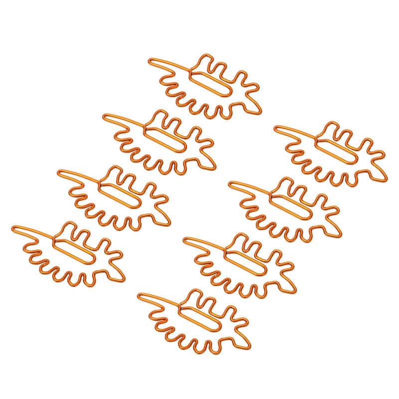 100pcs Paper Clips Portable Mini Cute Dinosaur Shape Electroplated Metal