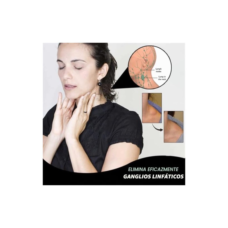 Drenaje linfático, 2 unidades de anillo magnético terapéutico de drenaje