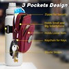 Gym Water Caddy with Phone Holder, Water Bottle Sleeve Bag
