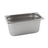 Genware GN13-150 Stainless Steel Gastronorm Pan, 1/3 GN, 327 mm