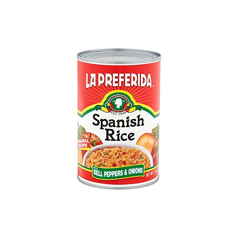 La Preferida Canned Spanish Rice, 15 OZ, (Pack of 6)