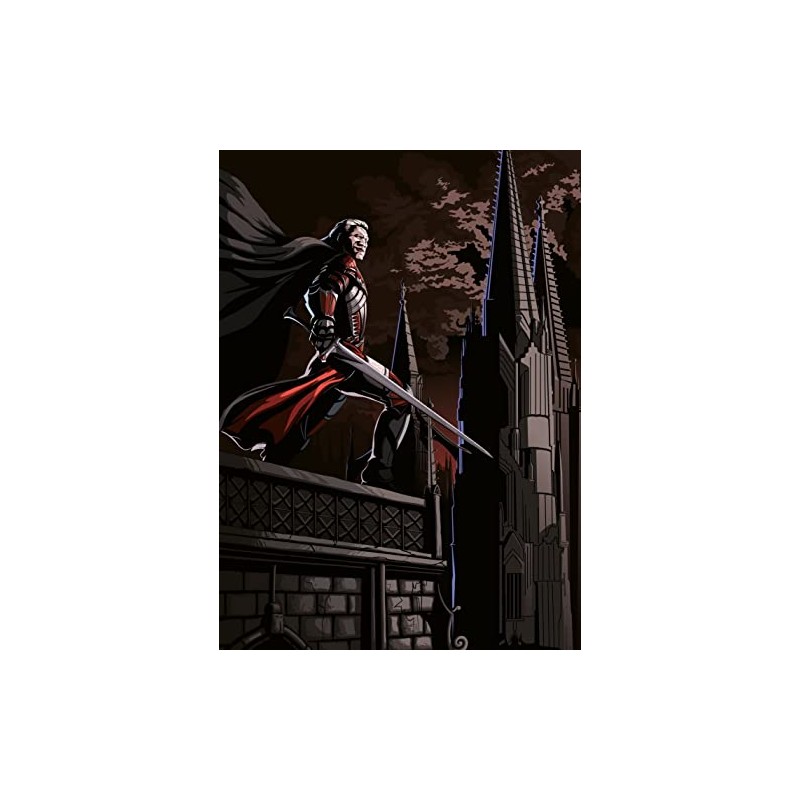 docsmagic.de 100 Art Card Sleeves Vampires Theme - 66 x