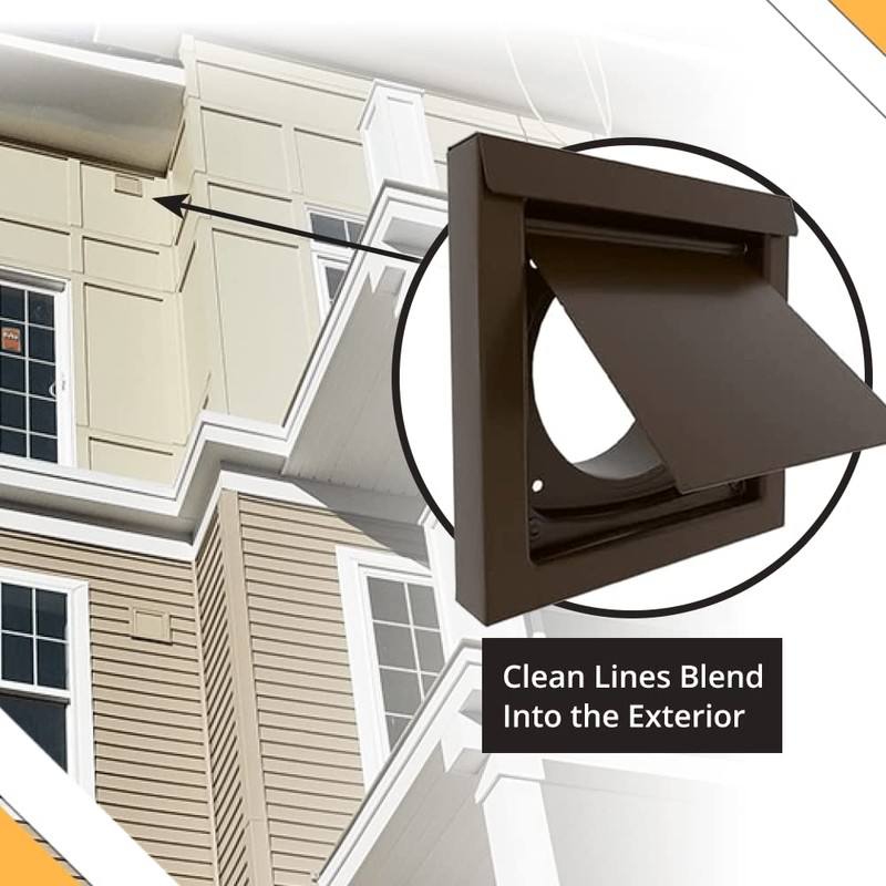 Inovate 6" Wall Caps (Brown)