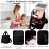 Lonchera Térmica con Doble Compartimento para Hombre Mujer, Bolsa de