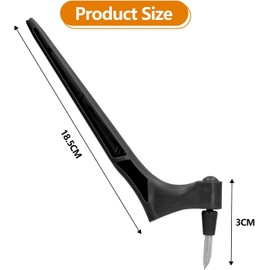 Herramienta de corte para manualidades, cortadores rotativos para acolchado, juego de cortadores de cuchillos para trinchar con rotación de 360 ​​grados para trabajos manuales de bricolaje