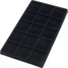 FindingKing 5 Black 15 Compartment Display Tray Inserts