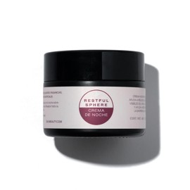 Crema de Noche Restful Sphere - Hidratación Regeneradora con Karité, Coenzima Q10 y Rosa Mosqueta -Textura Suave - 40 g