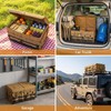 Tongketec Large Truck Bed Organizer, Trunk Organizer With Lid For