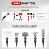Multi Angle Paint Brush Extender V2, Long Handle Paint Brush,