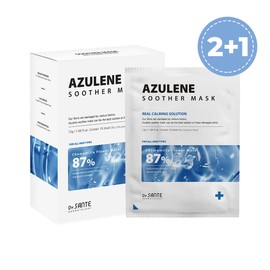 [July limited] Santé Azulene Soother Mask 33g 1 box (10 sheets) / [7월한정] 상떼 아줄렌 수더 마스크 33g 1박스(10매)