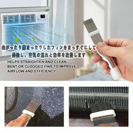 Air Conditioner Cleaning Kit Cleaning Freezer Repair Tool for Air Conditioning Fin Comb Blue Folding Brush Fin Cleaning Brush 3pcs