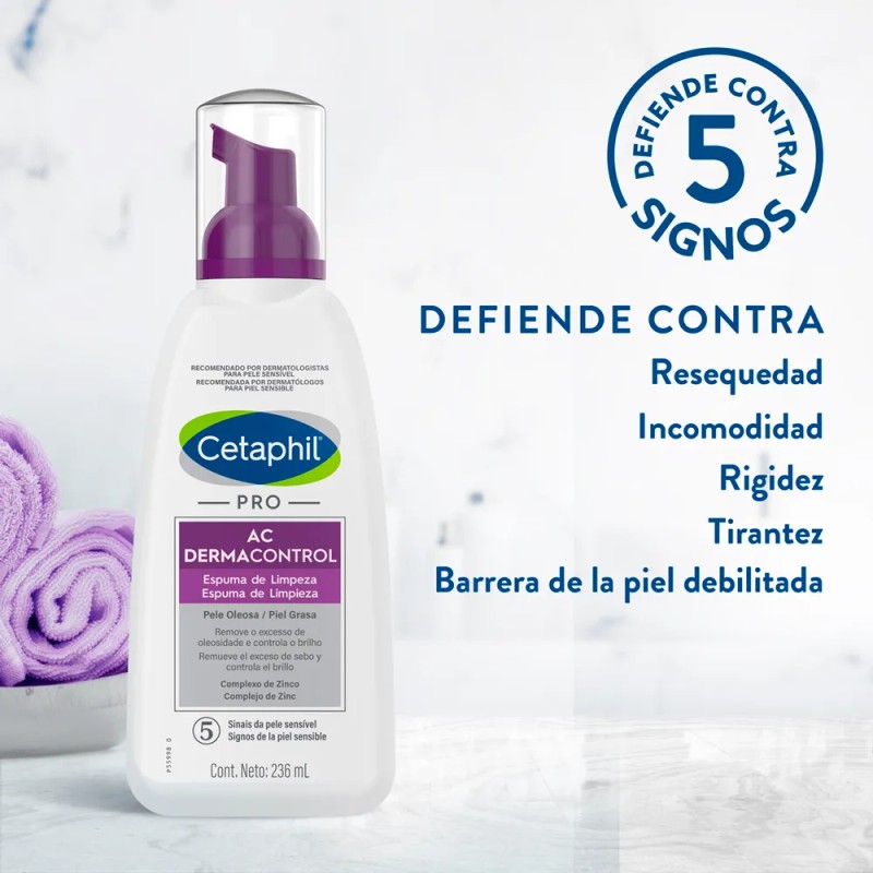 Cetaphil Pro AC DermaControl Espuma de Limpieza Facial
