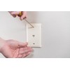Legrand - OnQ RJ45 Telephone Keystone Jack, Male to Female