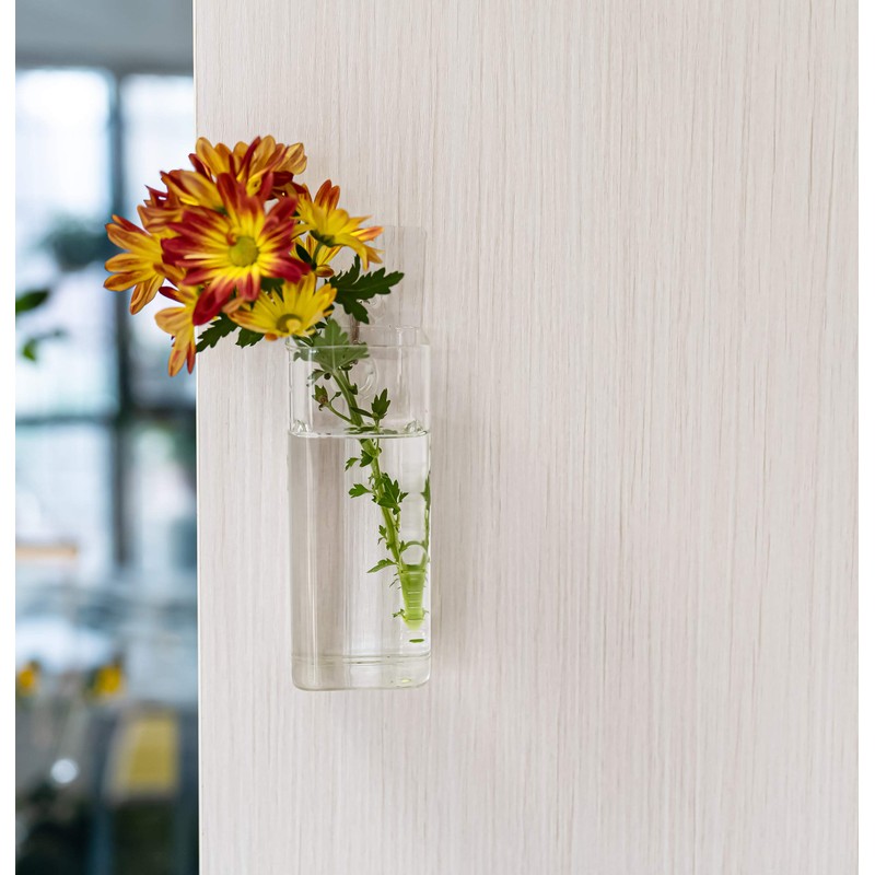 Kingbuy Plant Terrarium Container Propagation Station Square Tube Vase Wall