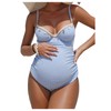 OYOANGLE - Traje de baño de maternidad de una pieza