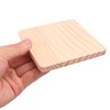 Geytetqi 36 PCS Unfinished Wood Coasters, 4 x 4 Inch