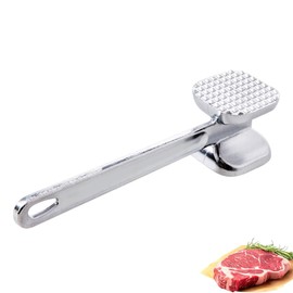 Meat Hammer, Dual-Sided Meat Mallet Pounder Tool for Tenderizing Steak Beef Poultry, Hang Hole for Easy Storage
