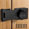 MIVITOOM 3.5-Inch Cabinet Password Hasp Locks, 3-Digit Combination Door Lock