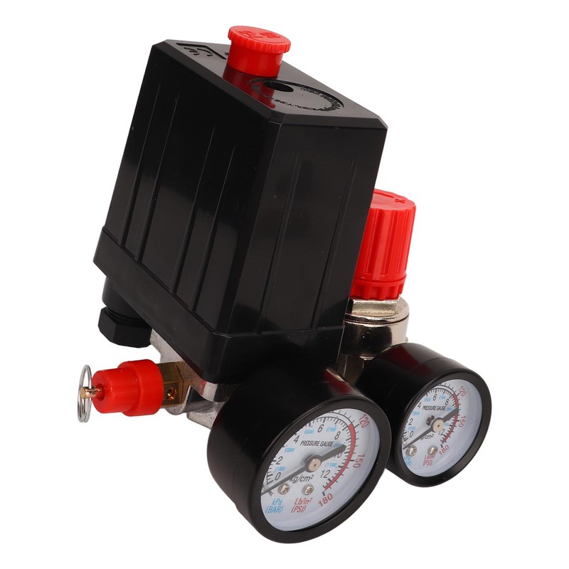 Air Compressor Pressure Switch 0~180PSI Control Valve Kit Replacement Parts
