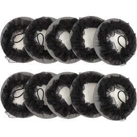 FOMIYES Redes EláSticas Para Cabello MoñO 10 Piezas Red Para Chongo De Ballet Y Accesorios Para Peinarse Con DiseñO Ajustable Para Peinados Limpios Y Elegantes