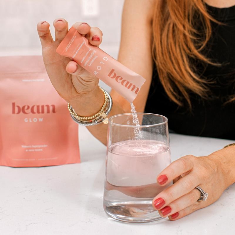 Beam Glow, Women's Daily Superpowder for Hormone-Balance Support - Vegan,
