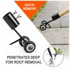 Stand Up Weed Puller for Garden Weeding – Wheeled Root