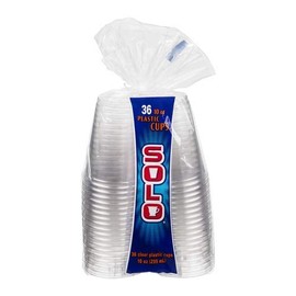 Solo Clear 10 OZ Plastic Cups - 36 CT (Pack of 14)