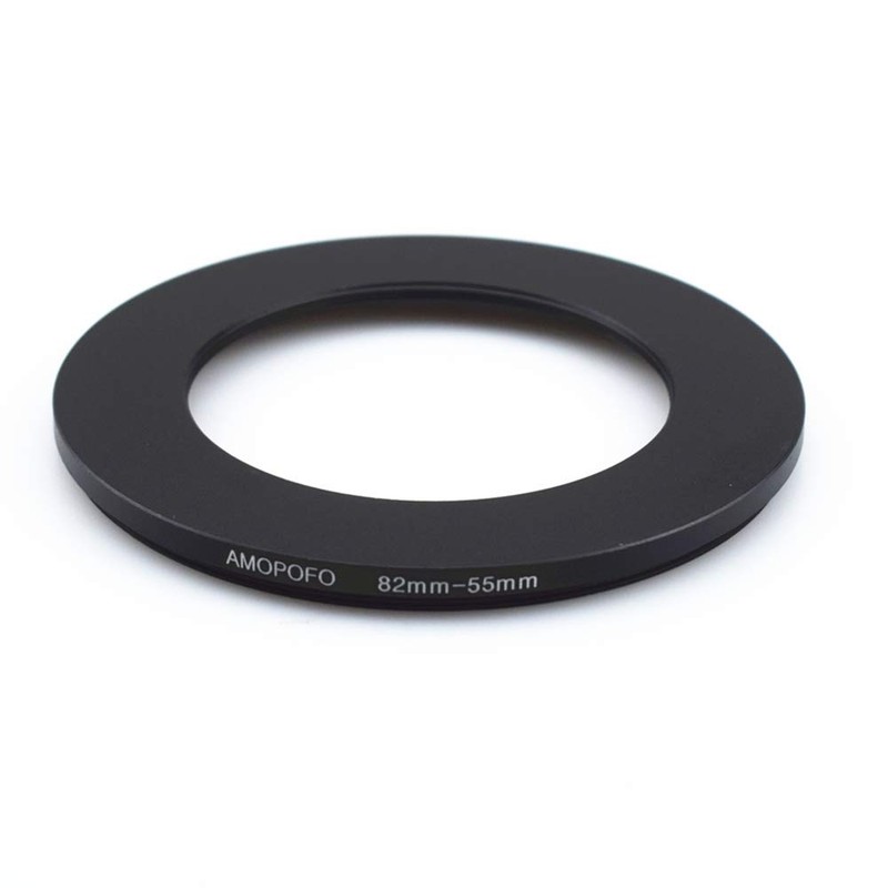 82 mm - 55 mm step-down rings filter adapter ring