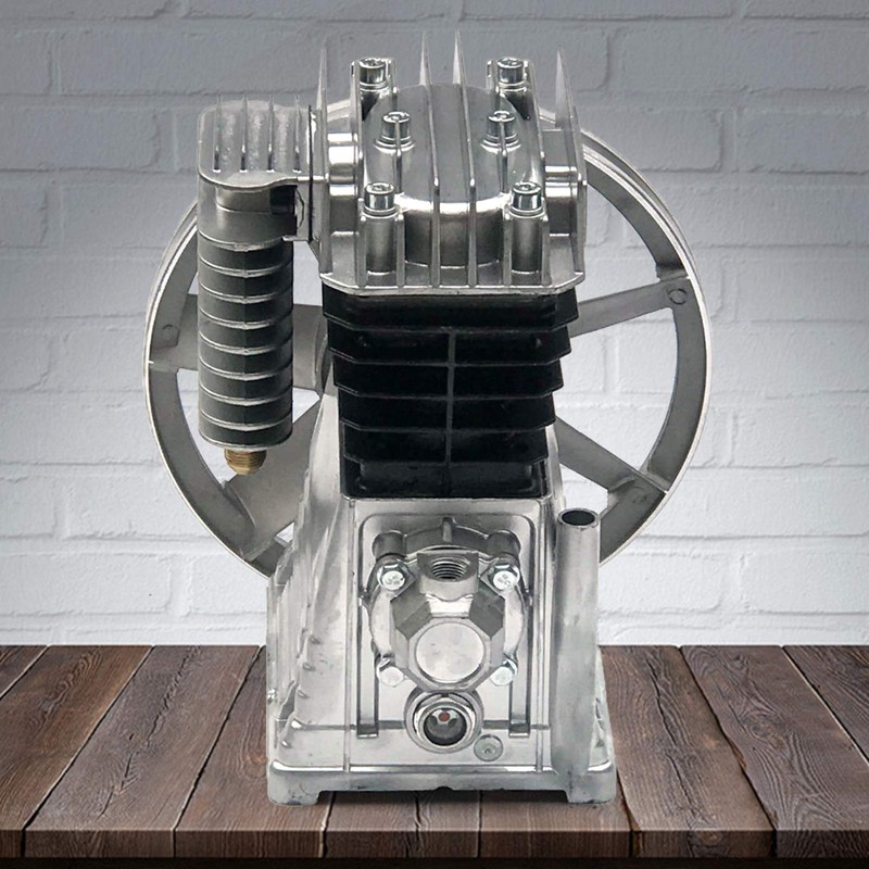 RocoReny 2HP Double Air Compressor Pump,1.5KW Piston Twin Cylinder Air