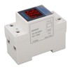 Voltage Current Meter Din Rail Double Display Display Monitor Single