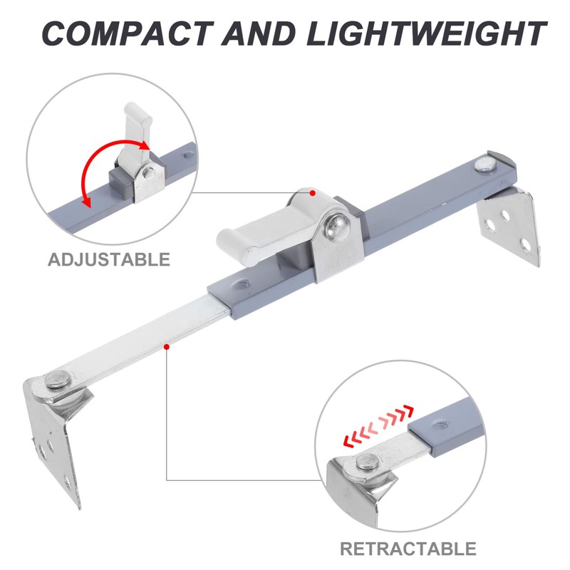 IWOWHERO Tv Protection Securing System Stainless Steel Furniture Bracket Anti