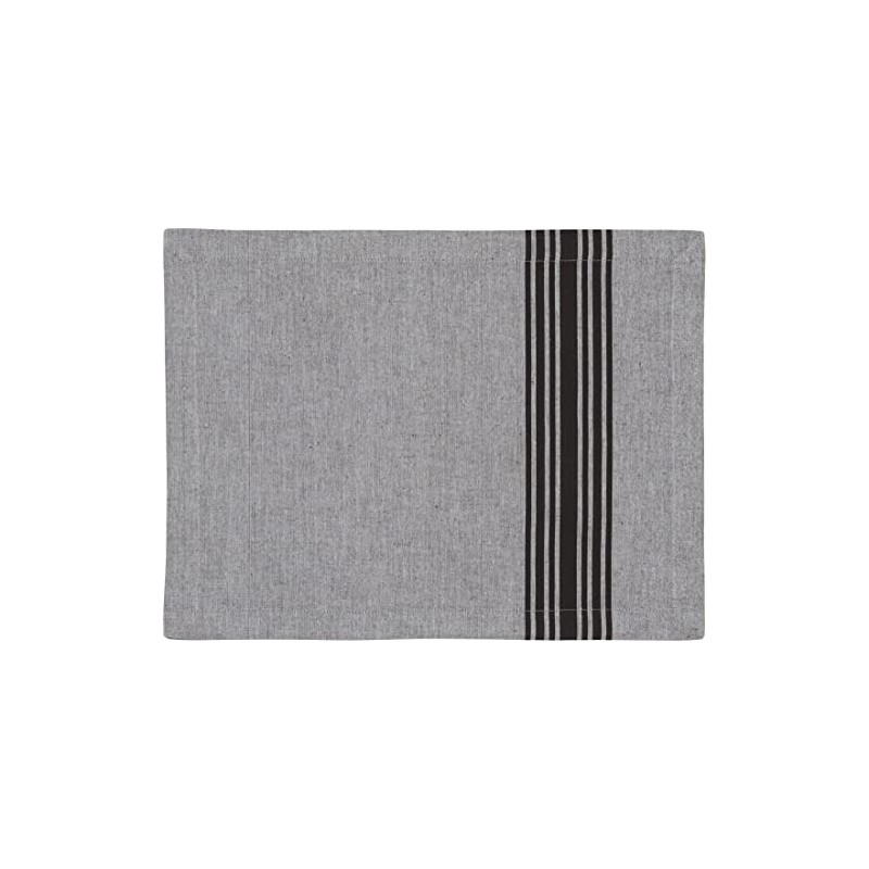 365methods Mael Placemat Lunch Mat 100% Cotton Simple Stripe 17.7