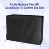 Waterproof Insulated Indoor Air Conditioner Cover for Inside Window AC
