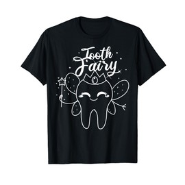 Tooth Fairy Dental Teeth Letter T-Shirt