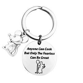 ENSIANTH Ratatouill Movie Inspired Chef Gift Baking Gift Anyone Can Cook But Only The Fearless Can Be Great (Anyone Can Cook)