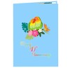 Liif Lovebird 40th Anniversary Card, 3D Greeting Pop Up Anniversary