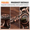 Mgoodoo Retro Door Handle Metal Knob Cupboard Handle Brass Bronze