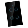 WiFi Touch Screen Switch Single Circle for 4‑Way AC