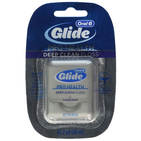 Glide Deep Cln Mint Floss Size 40m Glide Cool Mint Deep Clean Floss