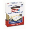 tesa Grafik- und Fixierkrepp, rückstandsfrei ablösbar, 10m x 19mm