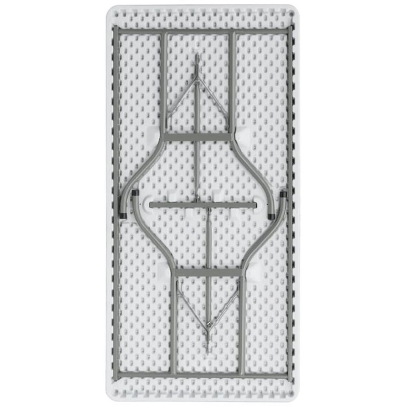Flash Furniture 30" x 60" Plastic Folding Table in Granite