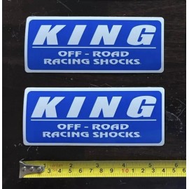 Unbranded 2 KING OFF ROAD RACING SHOCKS DECALS STICKERS outland utv overland trails crawls