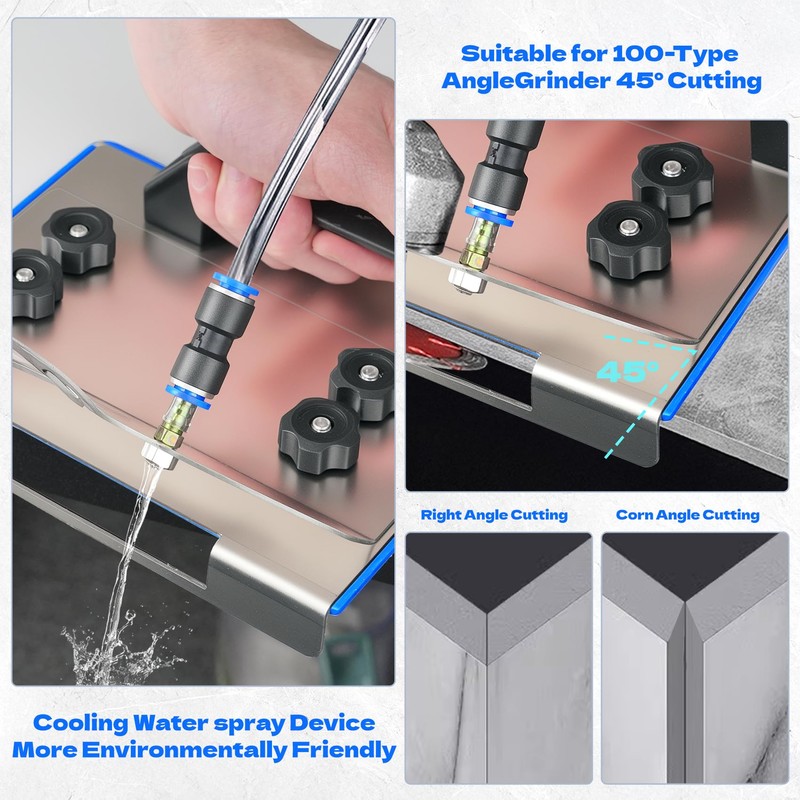 45° tile chamfering tool, Angle Grinder Stand For Tile 45°