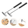 jojofuny 4pcs Metal Mini Multifunction Hammer Soft Hard Mallets for