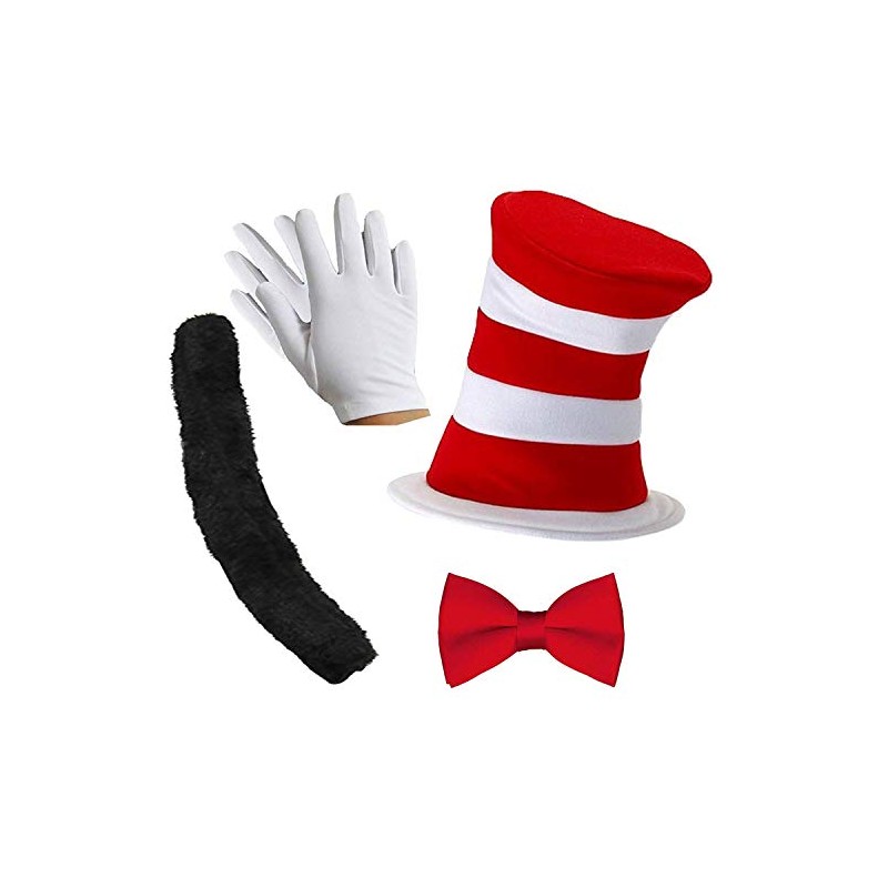 GrassVillage Child Cat in the Hat 4 PIECE Set Fancy